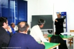 Silvano Barlini, Esperto Velista della L.N.I. Porto Pino, durante la sua lezione sulla Normativa della navigazione da diporto 