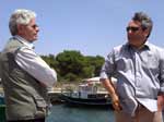 Il presidente De Donno con il segretario nonch istruttore dei corsi di vela Salvatore Turco