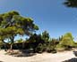 panorama 360° sferico spherical - Porto Pino Camping Sardegna in settembre
