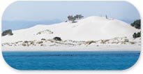 Grafica delle gallerie di foto delle dune di Porto Pino dall'alto