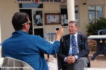 In un curioso scatto Antonello Ciabatti intervista l'Amm. Baggioni, trovate il video a questo link