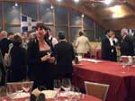 La sala che ha ospitato la cena di gala, a Sant'Antioco, il ristorante 