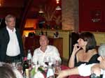 I soci Sandro Masciarelli, Luciano La Mantia e Signora e il socio Luigi Lai