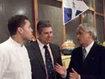 Il Presidente si congratula con lo chef Achille Pinna