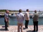 Il giorno successivo visita alla localit di Porto Pino. Ad accompagnare Presidente e Signora i membri del Consiglio Direttivo: Salvatore Carlo Trogu, Antonio Carnio, Salvatore Turco, Francesca Melis e il  presidente Tolu.