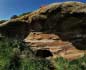 panorama 360° sferico spherical - Carbonia Monte Crobu<br/>Domus de Janas<br/>n. 1, ingresso
