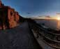 panorama 360° sferico spherical - Nebida<br/>(Iglesias) Tramonto e Pan di Zucchero