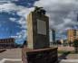panorama 360° sferico spherical - Carbonia</br/>P.za Rinascita Monumento ai Caduti in Guerra (F.D'Aspro 1954)