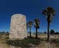 panorama 360° sferico spherical - Cagliari<br/>Poetto Torre di Mezza Spiaggia (XVI sec.)