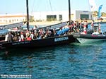 LNI Sulcis - Ecco le due imbarcazioni di ritorno dalla regata: i match di oggi erano Mascalzone Latino Audi Team contro Luna Rossa (vince Mascalzone) e Aleph contro BMW Oracle Racing (vittoria di Aleph per ben 28 secondi)
